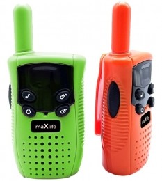 MaxlifeOranjeGroenWalkieTalkieSetMXWT-100