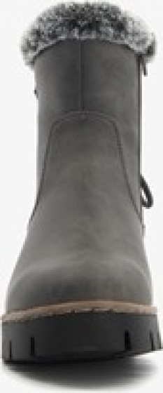 BlueBoxgevoerdedamesbootsgrijs