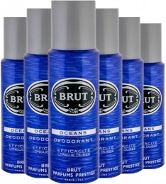 BrutBrutDeospray-Oceans200ml6xVoordeelpak