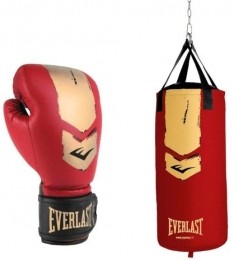 EverlastProspect2HeavyBagKit-BokszakBokshandschoenen-RoodGoud