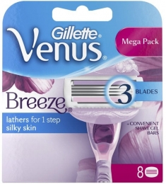 GilletteGilletteWomenScheermesjesVenusBreeze-8Stuks