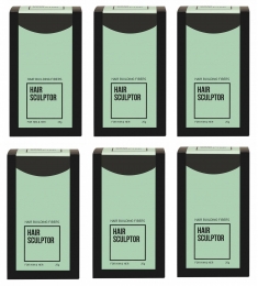 HairSculptorHairBuildingDonkerBruinFibres6StuksVOORDEELPAKKET
