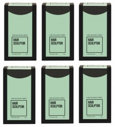 HairSculptorHairBuildingDonkerBruinFibres6StuksVOORDEELPAKKET