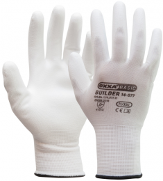 Oxxa14-077BuilderWerkhandschoenen-Wit-11XXL-PU