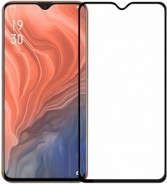 ScreenprotectorgeschiktvoorOppoA52020-FullCoverScreenprotector-GehardGlas-Zwart