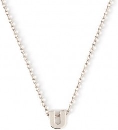 OrelialetterkettingUzilverkleurig-46cm