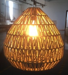 JuteTouwHanglampHandgemaaktNaturel35cm