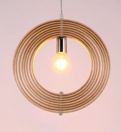 RingHoutenDesignHanglampE27Fitting50cmNaturel