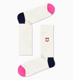 HappySocksEmbroideryHappyRainbowSokken
