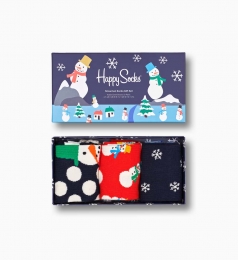 HappySocksSnowmanSocksGiftBox3-Pack