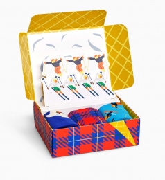 HappySocksDownhillSkiingSocksGiftBox3-Pack