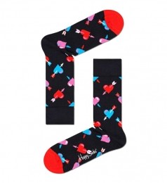 HappySocksHeartSokkenZwart
