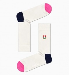 HappySocksEmbroideryHappyRainbowSokken