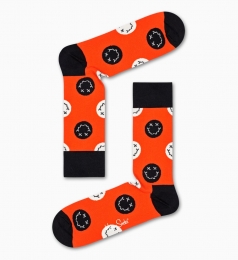 HappySocksSpookySmileSokkenOranje