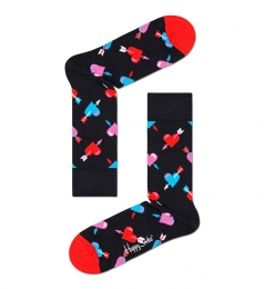 HappySocksHeartSokkenZwart