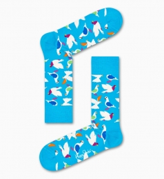 HappySocksPigeonSokkenBlauw