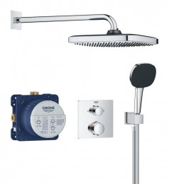 GROHEPrecisionThermostatPerfectshowersetmetVitalioComfort250Chroom