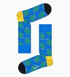 HappySocksSnakeSokkenBlauw