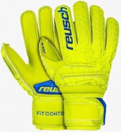 ReuschFitControlMx2FingerSupportMaat10HerenKeepershandschoenen-LimoenSafetyGeelLim