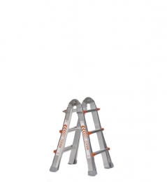 LittleJumboWakuModel0TelescopischeVouwladder-MaxWerkhoogte348m-4x3Sporten