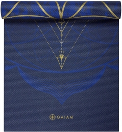 GaiamReversibleYogaMat-6mm-MetallicSunMoon