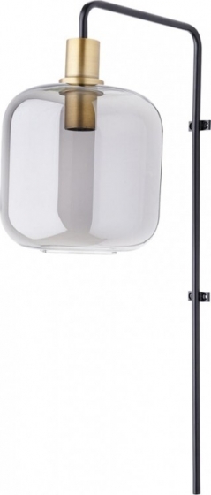 LightLivingWandlampLekar70cm-AntiekBronsSmoke