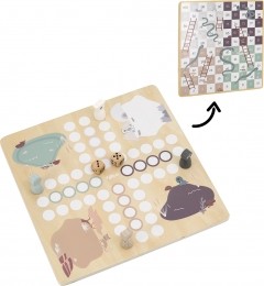 TrycoHouten2-in-1LudoSlangenBordspel