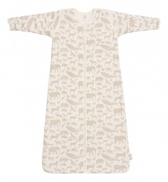 JolleinAnimalsNougat90cmSlaapzakmetAfritsbareMouwen