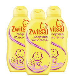 Zwitsal-ZeepvrijeWascreme-3x200ml-Voordeelpack