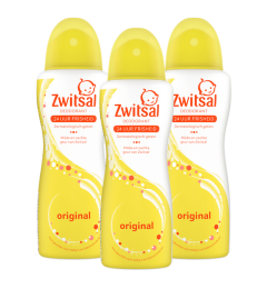 Zwitsal-DeodorantSpray-Orgineel-3x100ml-Voordeelpack