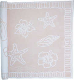 TheOneTowellingStrandhanddoekHawaii90x190cmSalmonWhite