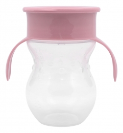 LorelliNonSpill360PinkDrinkbeker