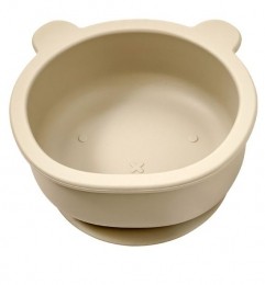 Dutsi-BeertjeSerie-SiliconenBabykommetje-BerenOntwerp-350ml-Lichtbeige