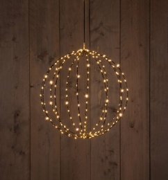 Metal40cm3DBallBlackWith192LedFlashClassicWarmkerstverlichtingAnnasCollection-Annascollection