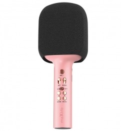 MaxlifeRozeBluetoothKaraokeMicrofoonSpeakerMXBM-600-Pink