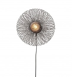 GOODMOJOWandlampCangoBamboe40cm-Zwart