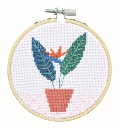 Borduurpakketmini-10cm-strelitzia