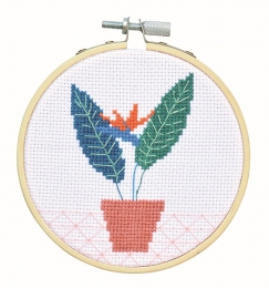 Borduurpakketmini-10cm-strelitzia
