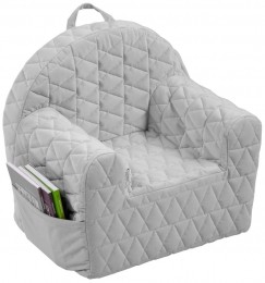 AlberoMioVelvetGrijsKinderfauteuil