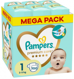 Pampers-PremiumCare-Maat1-MegaPack-100luiers