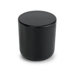 HardbrassMeubelknopmini25mm-matzwart