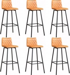 Setvan6LerenbarkrukkenCatchhoog-EchtleerIndustrieelComfortabelenkiesuitmeerdan150kleuren-OntdekdeVeleLeersoortenenKleurenbijShopX