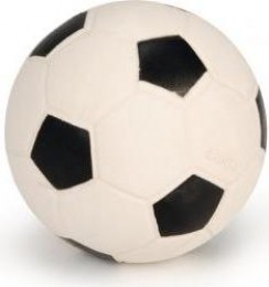 BeezteesVoetbal-Hondenspeelgoed-ZwartWit-10cm