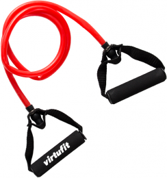 VirtuFitWeerstandskabel-FitnessElastiek-MetHandvat-Licht