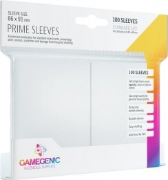 PrimeSleeves-100whitestandard-sizedcardsleevespack66x91mm