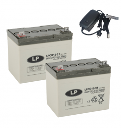 LandportLP2xLPCG12-31accus12volt31ahIMPULSIIacculader24v6A