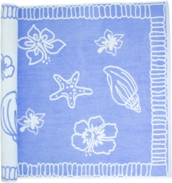 TheOneTowellingStrandhanddoekHawaii90x190cmPurpleWhite