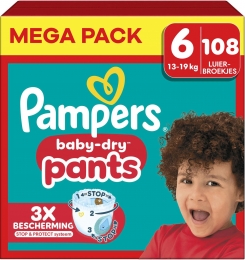 Pampers-BabyDryPants-Maat6-MegaPack-108stuks-1419KG