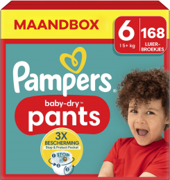 Pampers-BabyDryPants-Maat6-Maandbox-168stuks-15KG