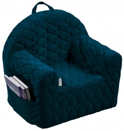 AlberoMioVelvetNavyKinderfauteuil